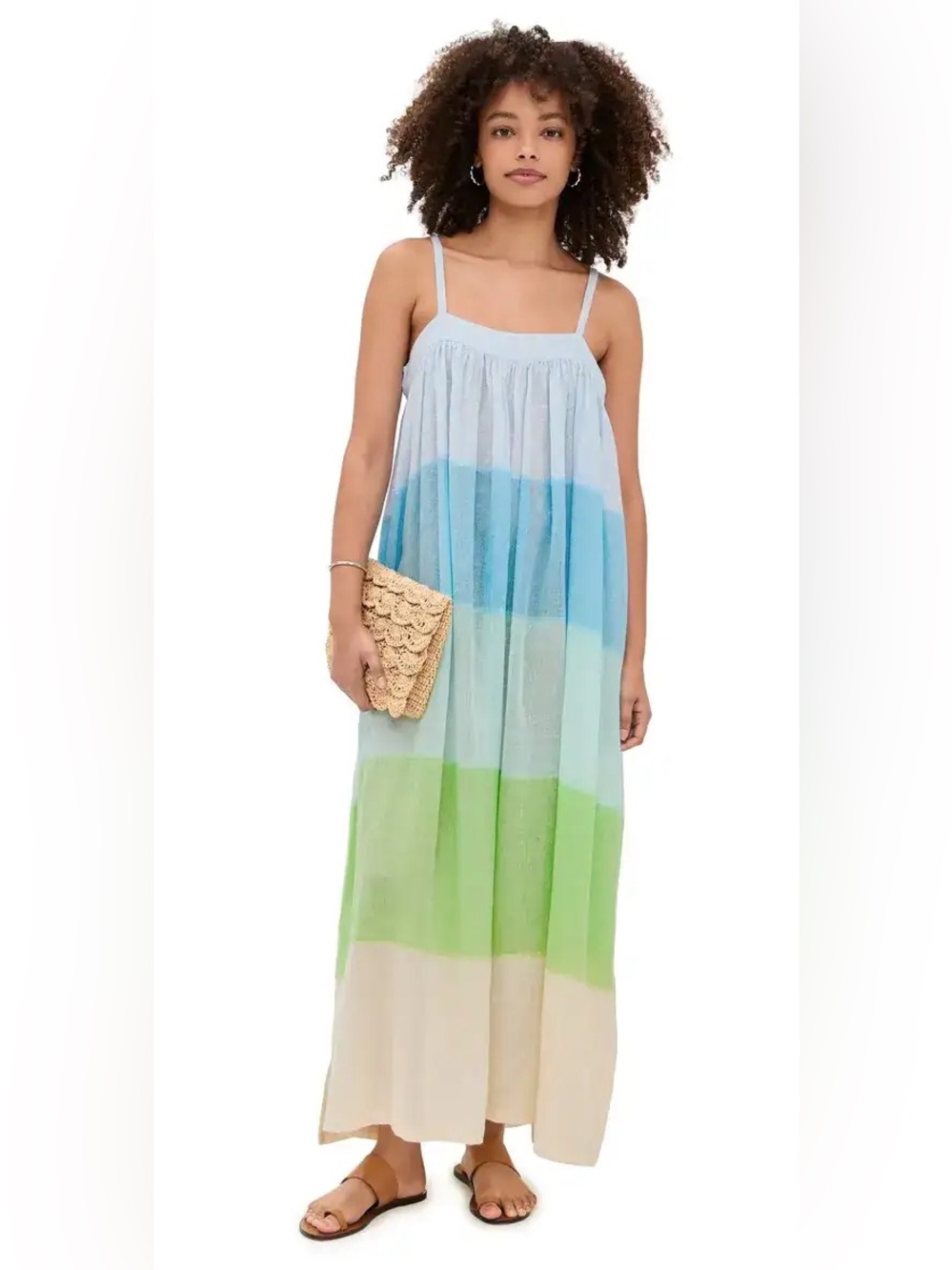 Lem lem Eda stripe maxi dress